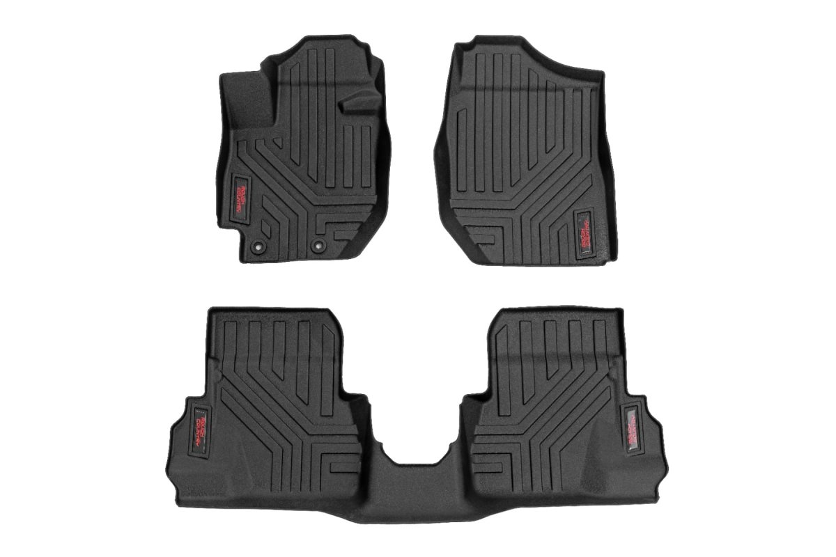Suzuki Jimny Floor Mats - Front & Rear - Rough Country - Sure-Fit - 4WD - '18-'26